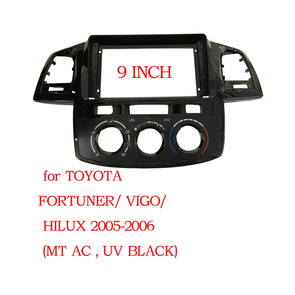 (Mt Frame-2005) For Toyota Fortuner Hilux 2005-2014 Car Radio Fascias Android Gps Mp5 Stereo Player 2Din Head Unit Panel 9008532296909