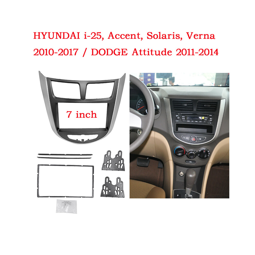 (178-100Mm) Car Radio Fascia For Hyundai I-25 I25 Accent Solaris Verna 2010+ Android Mp5 Player 2Din Head Unit Stereo 9008532295094
