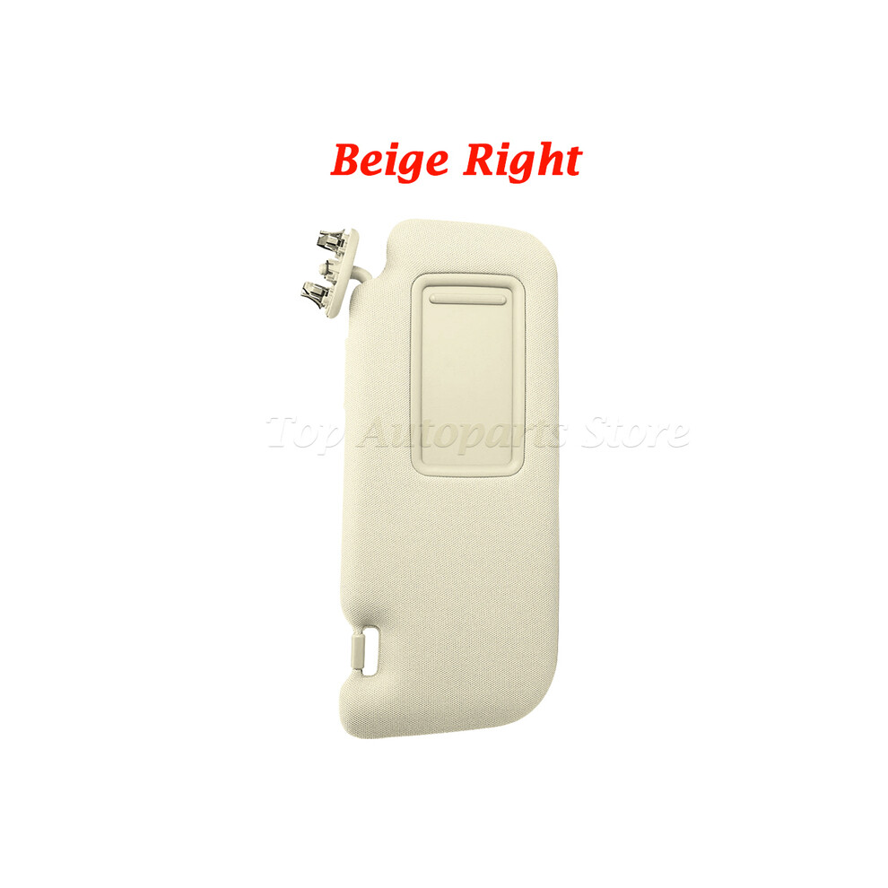 ( Right) Sun Visor With Vanity Mirror Or 7432002711 7432002640B1 For Toyota Corolla 2007-2013 Car Beige/Gray 9008532243521