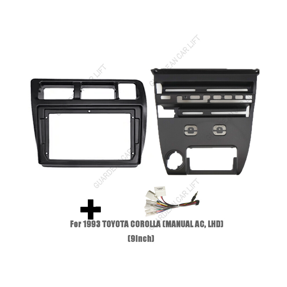(Frame Cable Lhd Mt) For Toyota Corolla Sprinter 1991-1997 (9Inch)Car Radio Fascias Android Gps Mp5 Stereo Player 2 Din Head 9008532294677