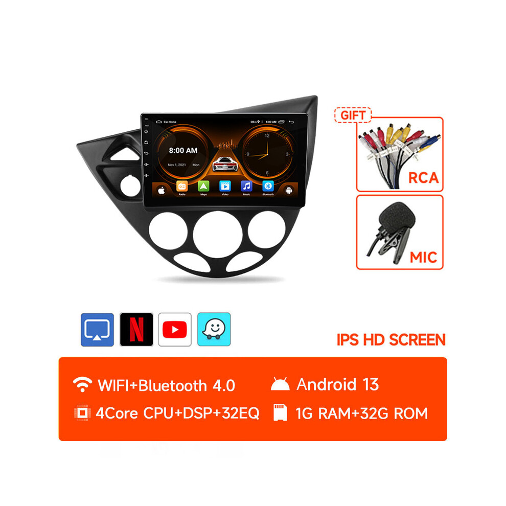 (4Core 1G 32G) 2 Din Car Radio Android Stereo For Ford Fiesta 1995-2001 Focus Mk1 1998-2004 Car Multimedia Player Carplay 9008532302563