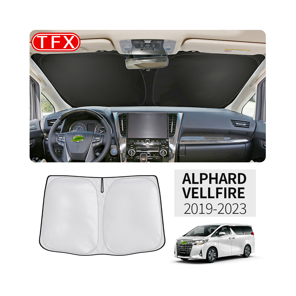 For Toyota Alphard 30 Ah30 Vellfire 2015-2023 Nano-Insulat Windshield Sunshade Front Window Sun Shade 9008532243095