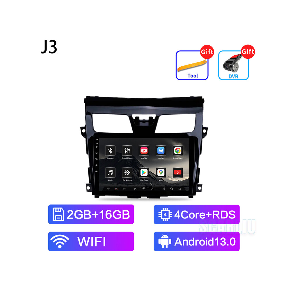 (J3 (2GB 16GB)) SCARLIU Android 13 For Nissan ALTIMA TEANA 3 2013 - 2018 Car Radio Multimedia Video Player Navigation-image-OPC-PGJKW75-NEW