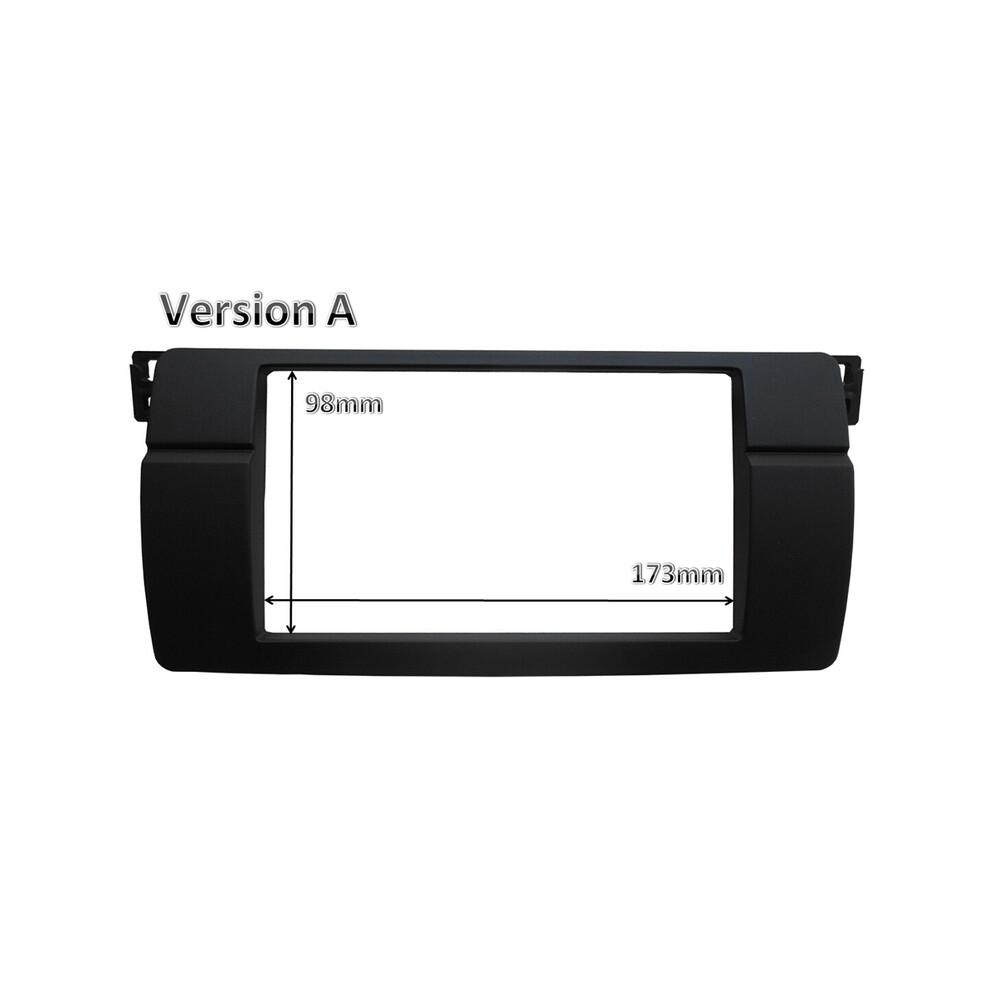 (Version A) One Or Double Din Radio Fascias For Bmw 3 Series E46 1998-2005 Dvd Stereo Panel Dash Mount Refitting 9008532300255