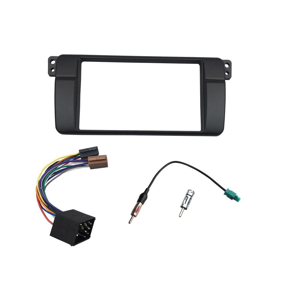 (Version B Iso) One Or Double Din Radio Fascias For Bmw 3 Series E46 1998-2005 Dvd Stereo Panel Dash Mount Refitting 9008532295612