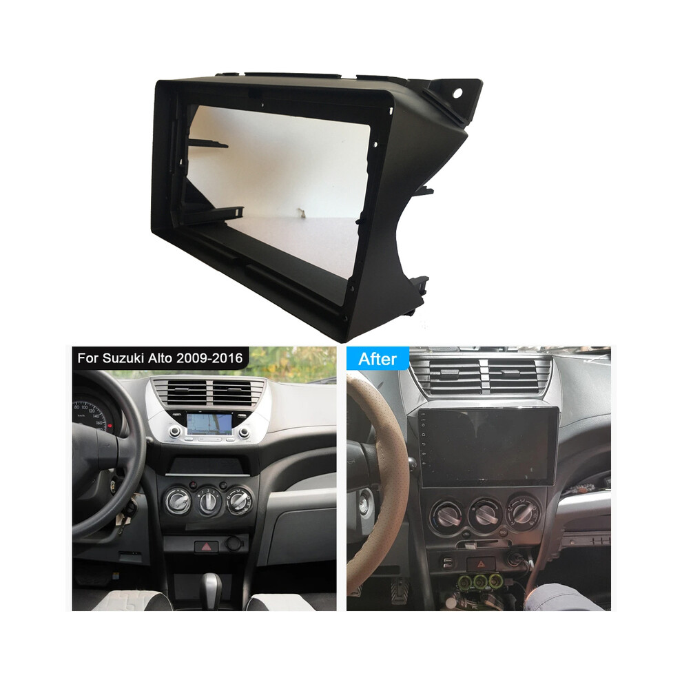 (Fascia for Alto) 9 Inch 1din 2din android car radio Car Frame Fascia Adapter For Suzuki Alto Japanese 2009-2016 Android
