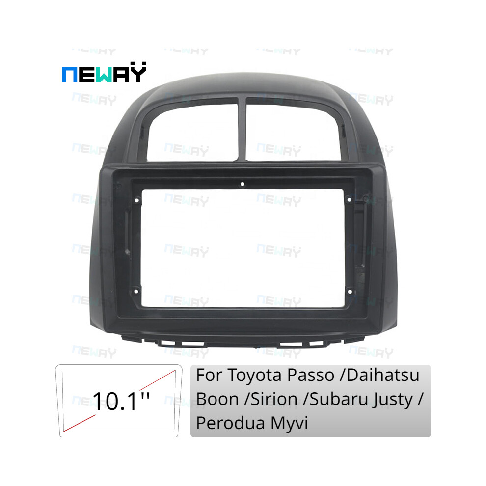 10.1" Radio Fascia For Toyota Passo Daihatsu Boon Sirion Subaru Justy Perodua Myvi Dash Panel Frame 9008532293380
