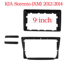 (frame) Car Radio Fascia for KIA SORENTO 2013 9 INCH Frame Stereo DVD Player Install Surround Trim Panel  Double