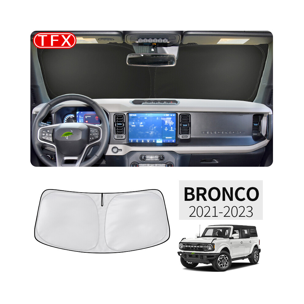 Car Styling For Ford Bronco 2020-2023 Nano-Insulat Windshield Sunshade Front Window Sun Shade Visor 9008532245730