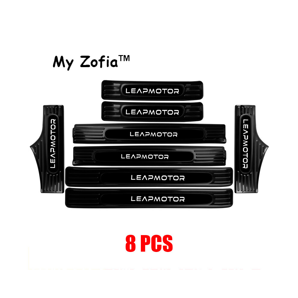 (C) For Leapmotor T03 2024 2025 2026 Car Stainless steel Threshold Welcome sticker  Door Sill Panel Scuff-image-OPC-PGJKXKS-NEW