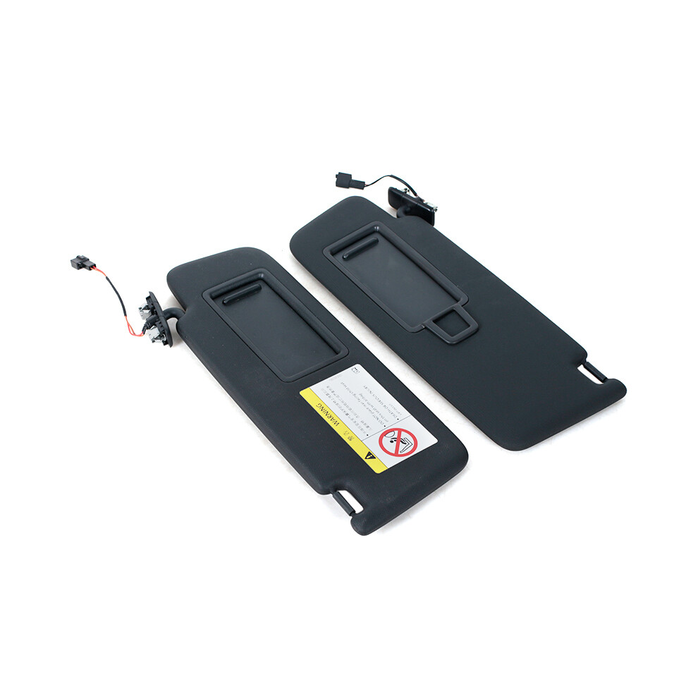 (1 Pair) Sun Visor For Volkswagen Vw Golf 7 Mk7 Gti Superb3 Car Front Sunvisor Panel With Makeup Mirror Black 9008532246409