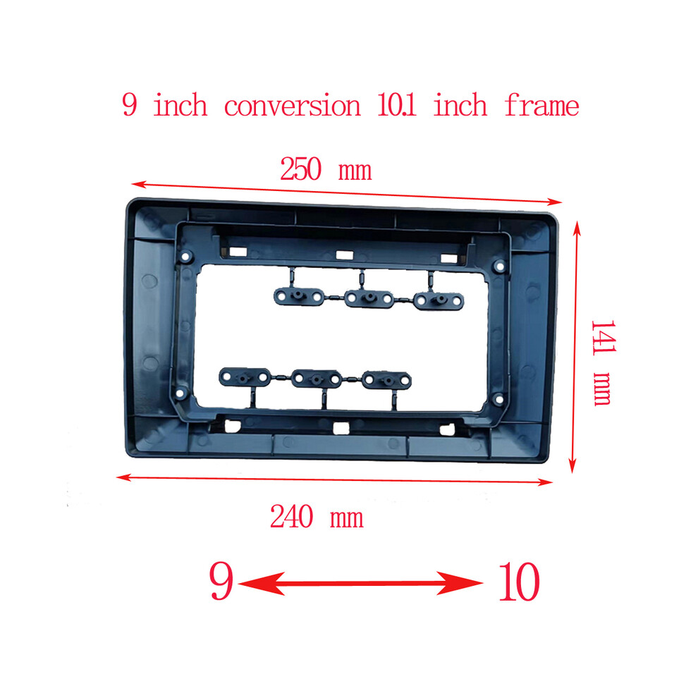 (9 to 10.1) 2 DIN frame Panel Mounts for All Car Models Center Console Radio Android System-image-OPC-PGJKXNB-NEW