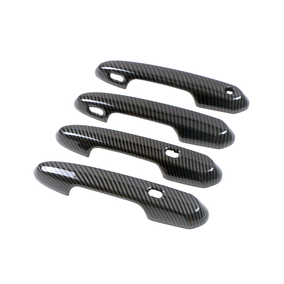 (Carbon Fiber Color) For Toyota Sienna Xl40 4Th 2021 2023 Exterior Part Refit Side Door Handle Cover Trim Protect Gaps Anti 9008532264335