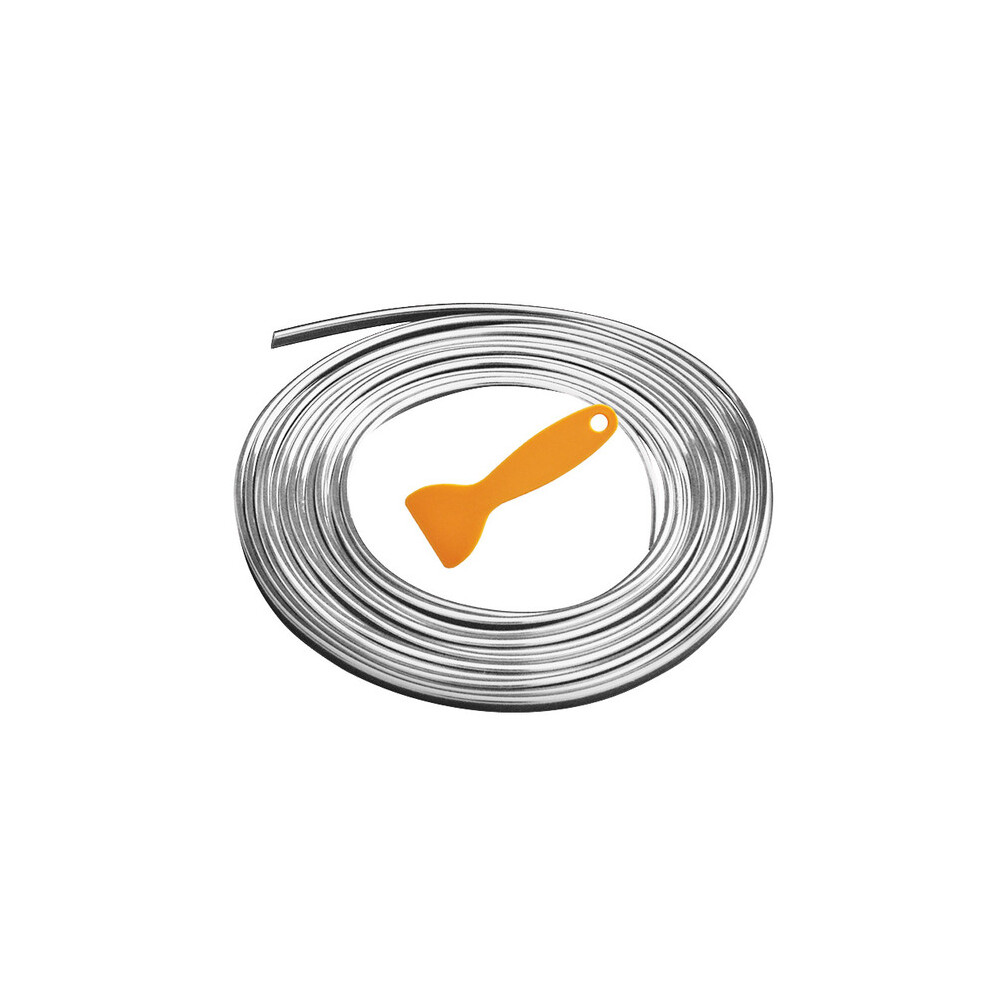 (Sliver, 1M) Car Dashboard Door Edge Insert Trim Styling Interior Decorative Moulding Universal Auto Accessories 9008532288959