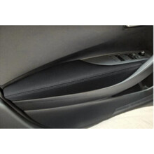 (Black Stitching) Door Armrest Cover For Toyota Corolla 2019-2022 Microfiber Leather Car Door Armrest Panel Skin Cover