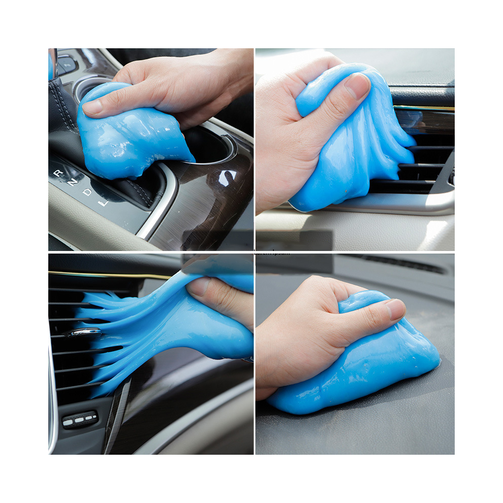 (160G Canned) Car Cleaning Gel Dashboard Air Vent Laptop Keyboard Car Wash Interior Dust Dirt Mud Gap Cleaning Slime 9008532278745