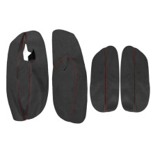 (4pcs, blue line) For VW Golf 4 MK4 1998 1999 2000 2001 2002 2003 2004 2005 Only LHD 2/3 Doors Car Door Armrest Panel