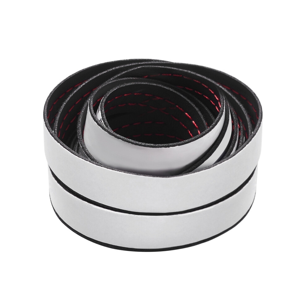 ( Line) Car Interior Trim Strip 2M/6.6Ft Diy Car Molding Pu Leather Trim Line Door Dashboard Seam Strips Auto Red 9008532276765