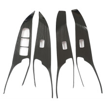 (Black) For Haval H6 3rd Gen 2021 2022 2023 2024 HEV PHEV Stainless Car Door Armrest Panel Window Switch Lift