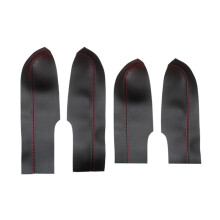 (4pcs, black) For Honda Civic 8th Gen Sedan 2006 2007 2008 2009 2010 2011 Car Door Handle Armrest Panel Microfiber