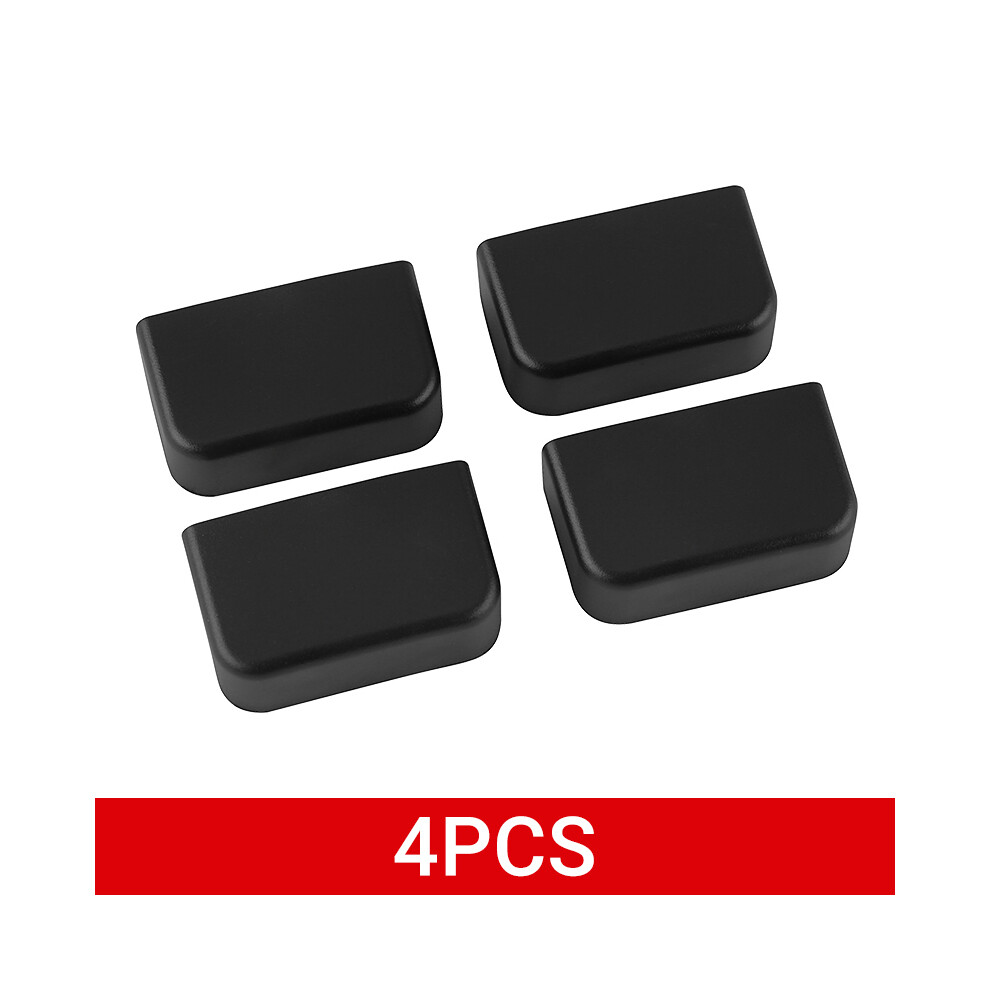(Black) For Tesla Model 3 Y 2021 2022 2023 2024 2025 4Pcs Car Rear Seat Slide Rail Anti-Kick Rubber Plug Protective Black 9008532284579