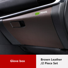 (as picture-2pcs) For Nissan X-trail T33 2021-2023 Car Door anti-kick pad interior decoration dirty-resistant leather