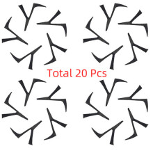 (3D CF BLACK, FOR 17 inch) 3D Carbon Fiber Black 17" Pre-cut Wheel Stickers For TOYOTA C-HR CHR 2017-2021 18" Alloy Rims Decal