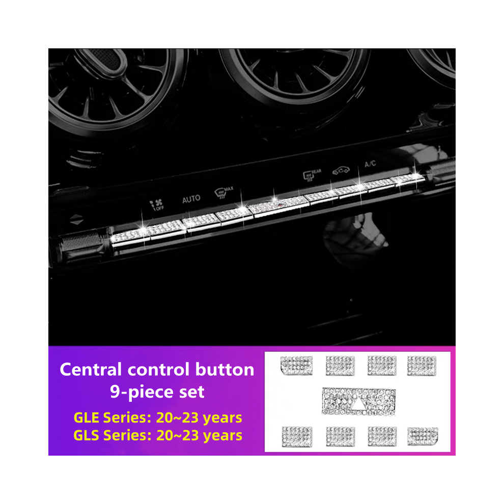 (Central Control Key) For Mercedes Benz 20~23 Gle350 Gle400 Gle450 Gls400 Gls450 Air Conditioner Vent Ring Central Control 9008532267381