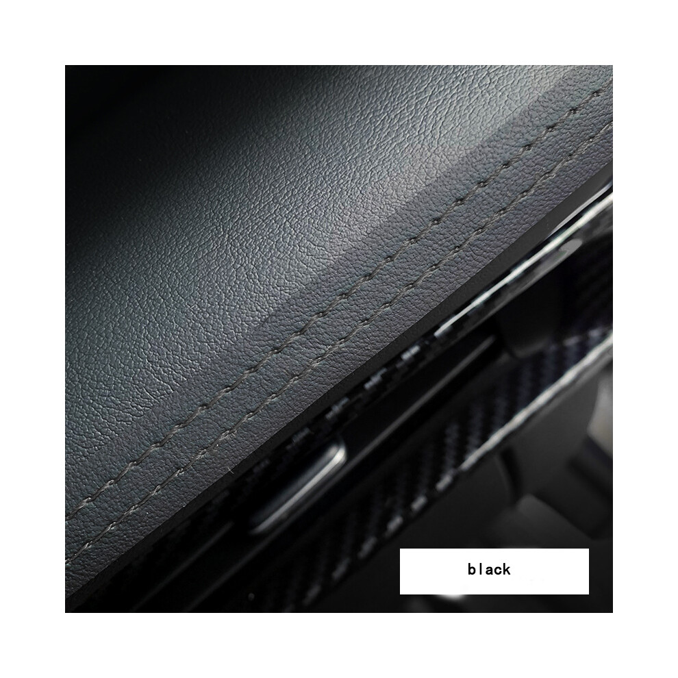(2M, ) Car Interior Moulding Trim Self-Adhesive Dashboard Leather Decorative Line Diy Braid Strip Black/Red/Blue 9008532289154