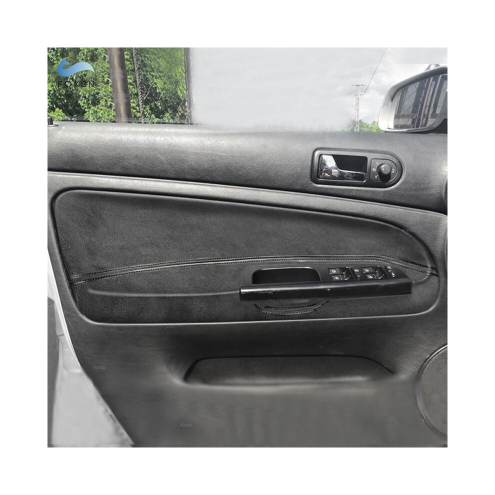 For Vw Passat B5 1998 1999 2000 2001 2002 2003 - 2005 Lhd 4Pcs Interior Door Armrest Panel Cover Trim 9008532273092
