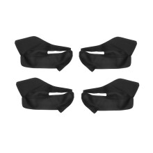 (Black) For Jeep Renegade 2015 2016 2017 4pcs Microfiber Leather Door Armrest Panel Cover Protection Trim