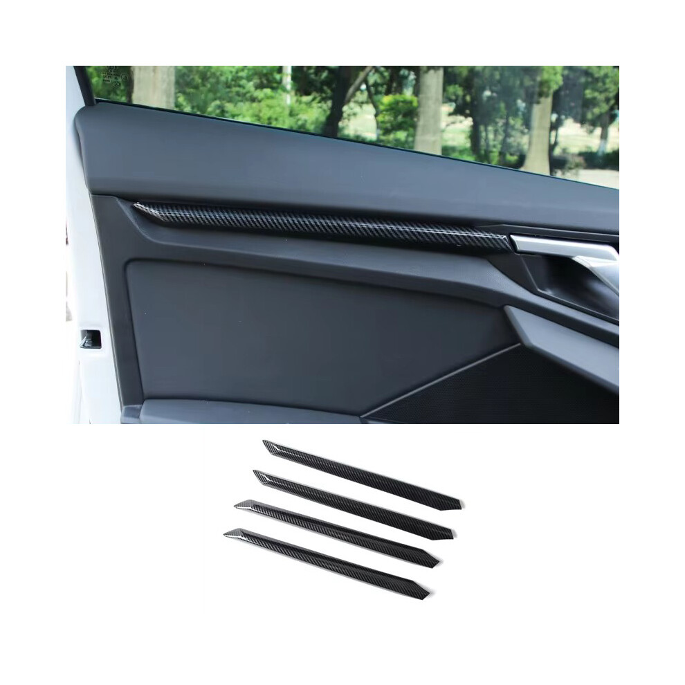 (Interior Door Trim) For Audi A3 2021 2022 2023 2024 Carbon Fiber Interior Modification Dashboard Gearshift Puller Door Bowl 9008532286764