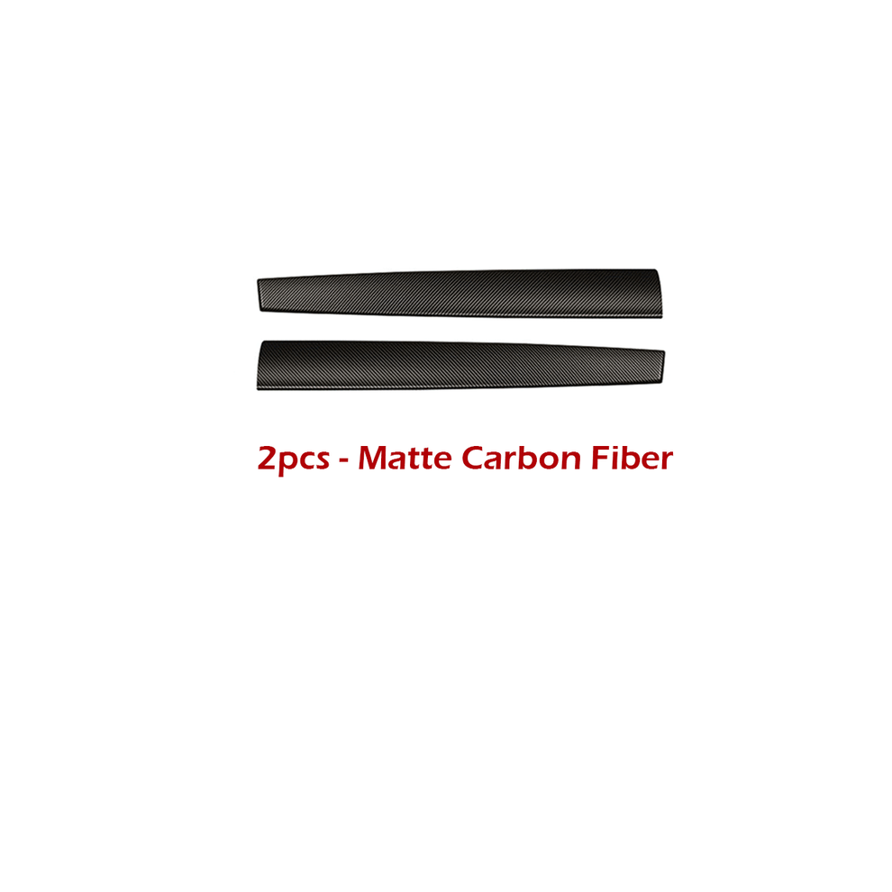(2Pcs Matte Carbon) For Tesla Model Y (2019-2024) And Model 3 (2017-2023) Dashboard Cover Carbon Fiber Dash Wrap Front Door 9008532268715