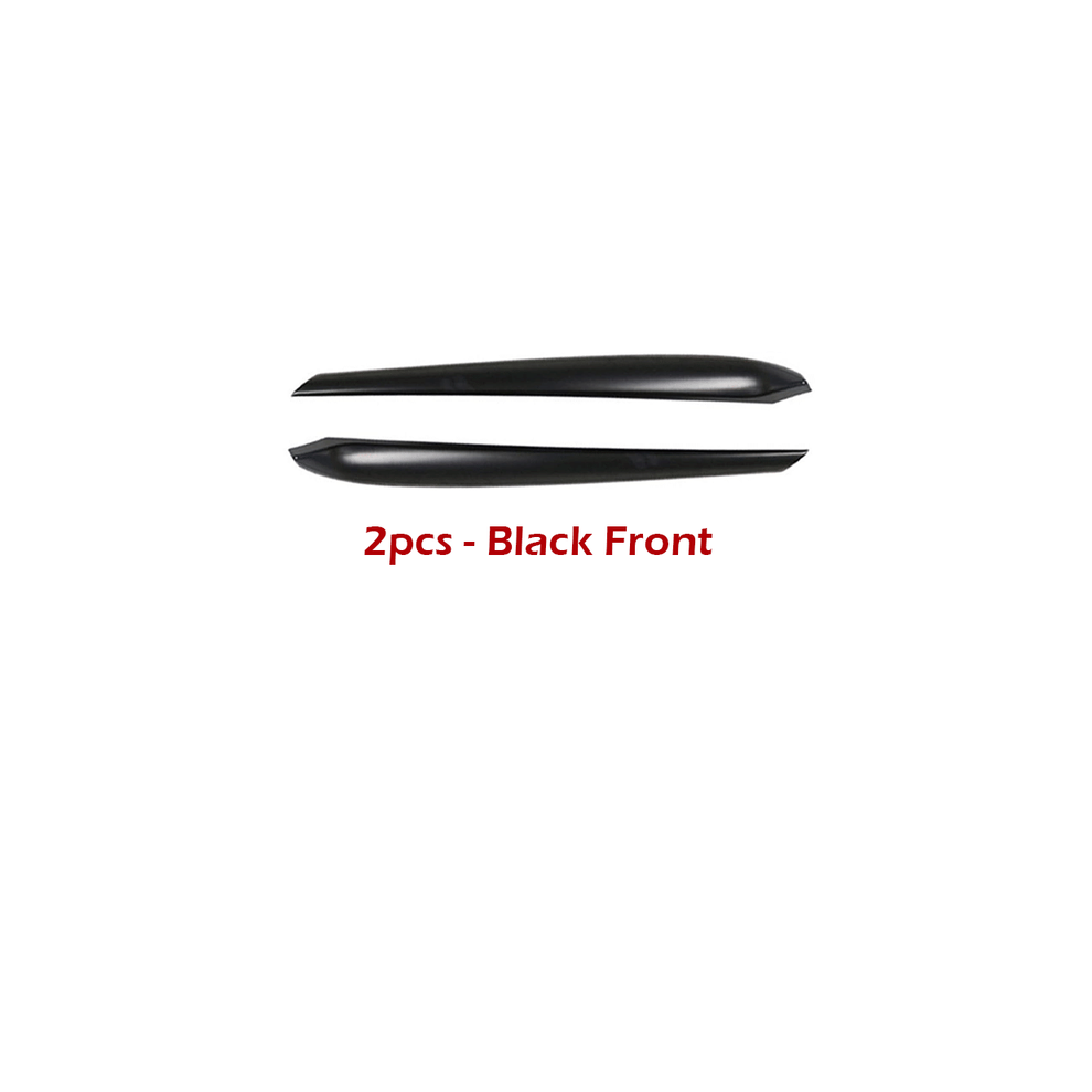 (2Pcs Front) For Tesla Model Y (2019-2024) And Model 3 (2017-2023) Dashboard Cover Carbon Fiber Dash Wrap Front Door Black 9008532267893