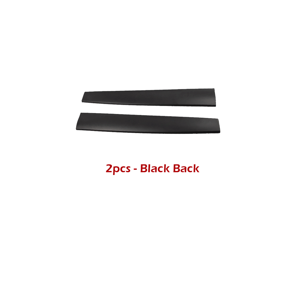(2Pcs Back) For Tesla Model Y (2019-2024) And Model 3 (2017-2023) Dashboard Cover Carbon Fiber Dash Wrap Front Door Black 9008532268791