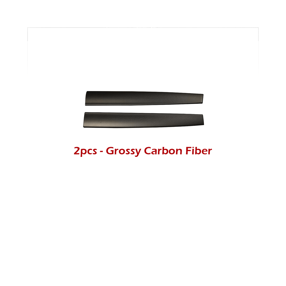 (2Pcs Glossy Carbon) For Tesla Model Y (2019-2024) And Model 3 (2017-2023) Dashboard Cover Carbon Fiber Dash Wrap Front Door 9008532268807