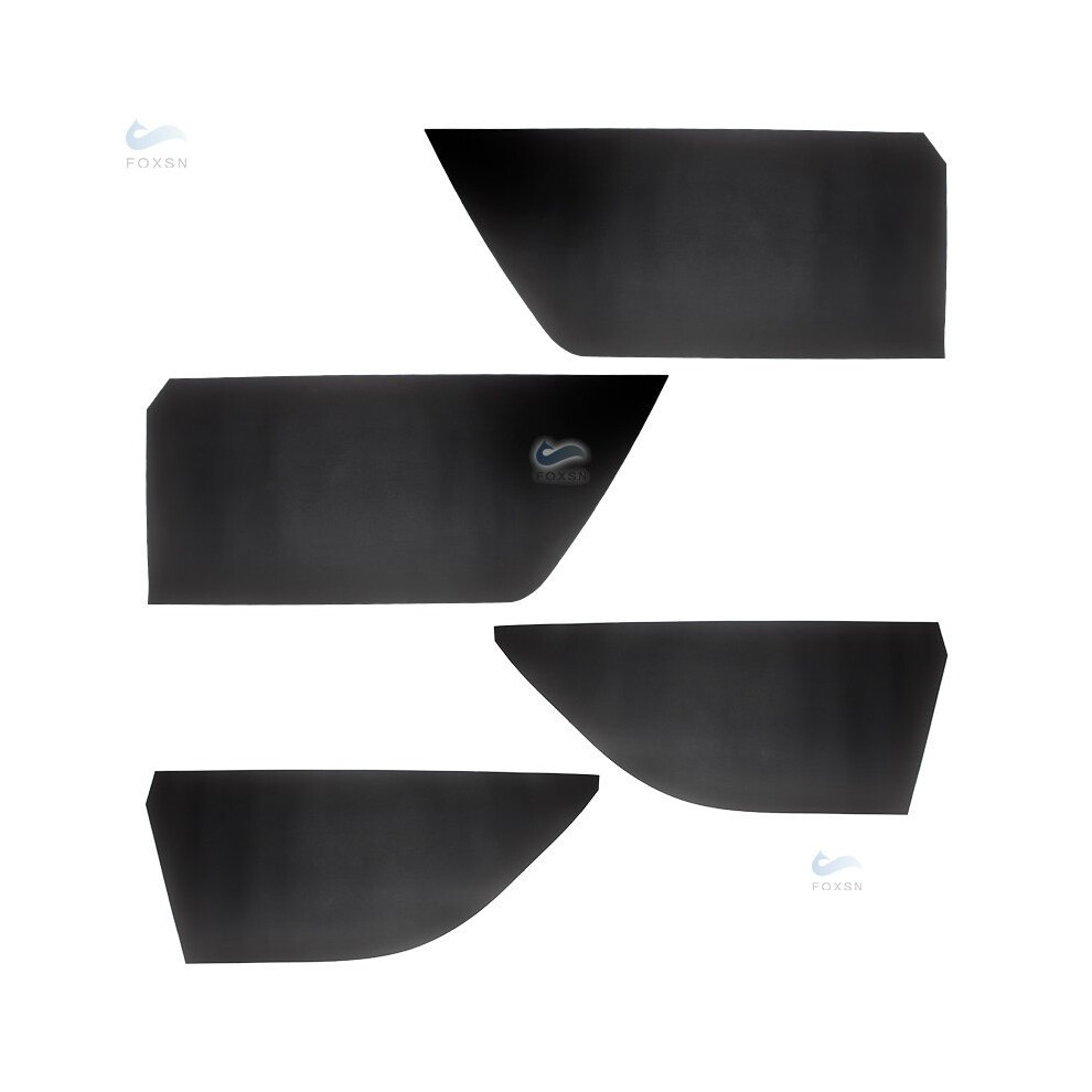 (Black) 4Pcs For Toyota Yaris Car Interior Door Handle Armrest Panel Microfiber Leather Cover Protective Trim Black 9008532268913