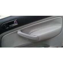(GRAY, Front and rear 4pcs) For Volkswagen Golf 4 Bora 1999 2000 20012002 2003 2004 2005 Microfibre Leather Door Panel Armrest Cover