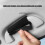 (Gray) Car Roof Armrest Decoration Soft Suede Cover Auto Interior Pull Handle Gloves Protection Ceiling Handle 7