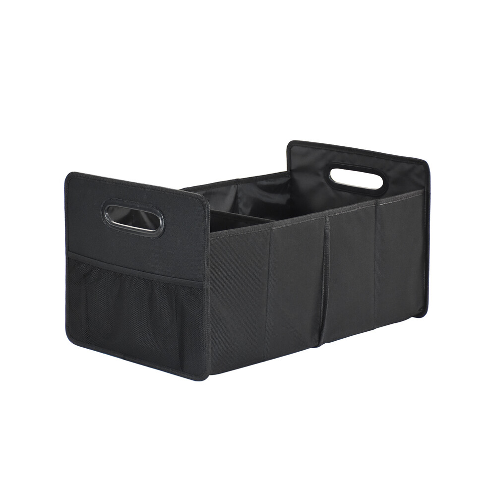 (Black) Car Trunk Organizer,Collapsible Multi-Compartment Car Organizers Foldable And Waterproof,Suitable For Black 9008532237759