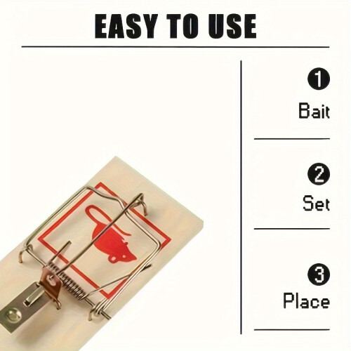 10pcs, Sensitive Wooden Mouse Trap Customized Household MouseTrap Mouse Trap Mouse Killing Tool 2
