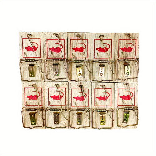 10pcs, Sensitive Wooden Mouse Trap Customized Household MouseTrap Mouse Trap Mouse Killing Tool