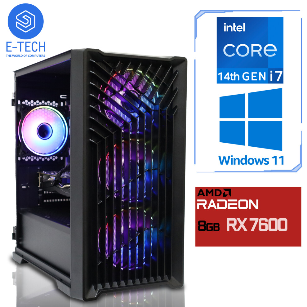 Fast Gaming PC Core i7 14700KF 32GB DDR4 8GB RX 7600 1TB M.2 SSD W11-image-OPC-PGHXWPK-NEW