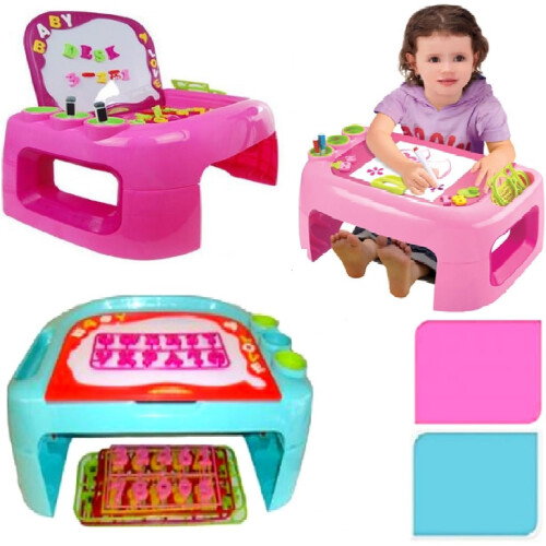 CHILDRENS ACTIVITY LEARNING PLAY DESK (BLUE 004310)