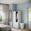 URBN Living (White Carcass with White Doors) 2 Sliding Doors Wardrobe 2 Drawer Clothes Cupboard 3