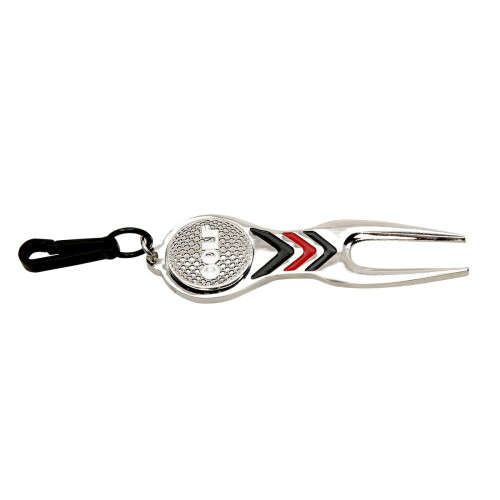 Pitch Repair Tool with Golf Ball Marker Tri Colour 2