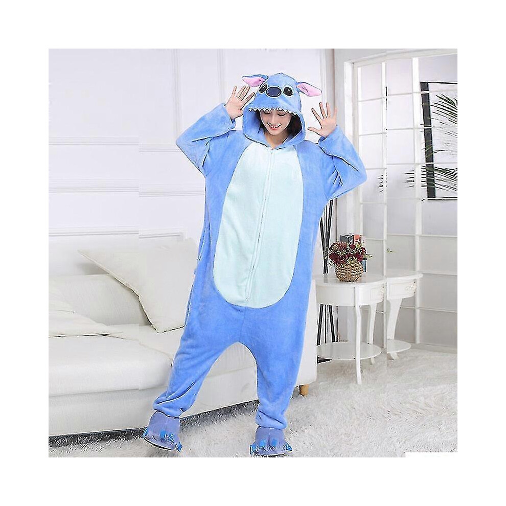 (Xxl, Zippers onesie) Men Pajamas (xxl 180-200cm) Kigurumi Onesie For Adults Women Slipper Zipper Animal Pyjamas One-piece Pijama Cosplay Costume Gift