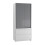 URBN Living (White Carcass with Grey Doors) 2 Sliding Doors Wardrobe 2 Drawer Clothes Cupboard 6