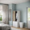 URBN Living (White Carcass with Oak Doors) 2 Sliding Doors Wardrobe 2 Drawer Clothes Cupboard 6