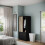 URBN Living (Black Carcass with Oak Doors) 2 Sliding Doors Wardrobe 2 Drawer Clothes Cupboard 6